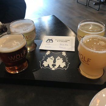 Wolf Brewing - Beer flight - Brewpubs Near Me - Mechanicsburg, Pennsylvania Wolf Brewing - Beer flight - Brewpubs Near Me - Mechanicsburg, Pennsylvania