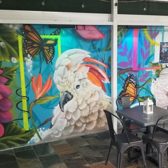 Cali Viejo Restaurant - Patio Mural - Latin American Near Me - Brandon, Florida