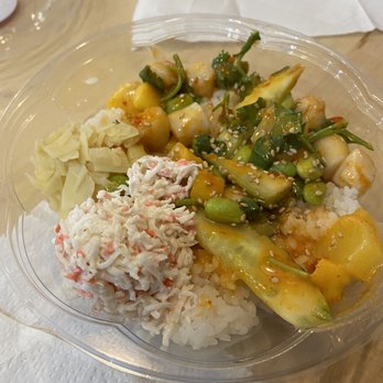 Mikado Poke - a bowl of rice and vegetables - Sushi Bars Near Me - York, Pennsylvania Mikado Poke - a bowl of rice and vegetables - Sushi Bars Near Me - York, Pennsylvania