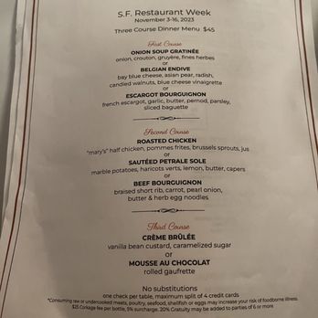 Le Central - Fall 2023 San Francisco Restaurant Week menu at Le Central in San Francisco. - French Near Me - San Francisco, California Le Central - Fall 2023 San Francisco Restaurant Week menu at Le Central in San Francisco. - French Near Me - San Francisco, California