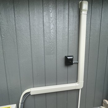 Melvin Air Conditioning - Secured wiring, everything covered up to protect from elements. - Heating & Air Conditioning/HVAC Near Me