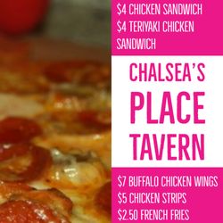 Chalsea's Place Tavern - Menu