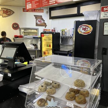 Chuck’s BBQ Restaurant - Back counter-KC fans - Barbeque Near Me - Clovis, California