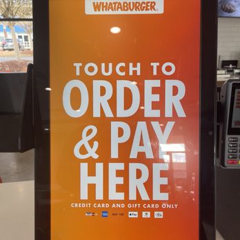 Whataburger - Ordering kiosk menu - Fast Food Near Me - Atlanta, Georgia Whataburger - Ordering kiosk menu - Fast Food Near Me - Atlanta, Georgia