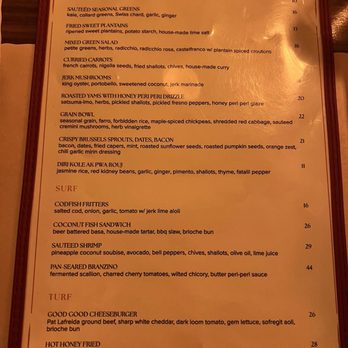 The Good Good - Menu - New American Near Me - New York, New York The Good Good - Menu - New American Near Me - New York, New York
