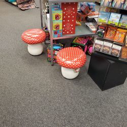 Books-A-Million - Nice mushroom stool.
