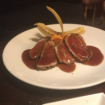 Teikoku - Tuna on top of mashed yams topped with plantains. - Japanese Near Me - Newtown Square, Pennsylvania