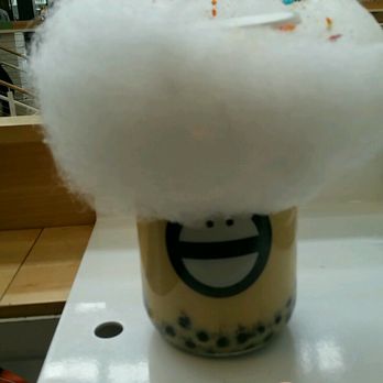 Mini Monster Cafe - Mason jar is actually bigger than light bulb one. - Bubble Tea Near Me - Anaheim, California