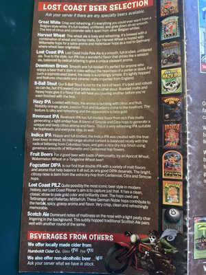 Menu photo 1 Lost Coast Brewery and Cafe Eureka, CA Menu photo 1 Lost Coast Brewery and Cafe Eureka, CA
