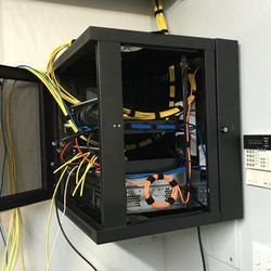 Modesto Network - Dense contained full network and cctv system with battery backup.