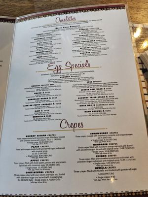 Menu photo 1 The Original Pancake House Whittier, CA Menu photo 1 The Original Pancake House Whittier, CA