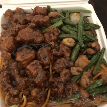 Happy Wok - Green bean chicken & orange chicken. Still my go to for fast food Chinese food 25 years later! The best! - Chinese Near Me - Rowland Heights, California