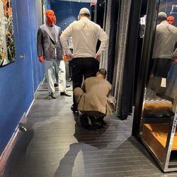 The store upstairs for men which is phenomenal!