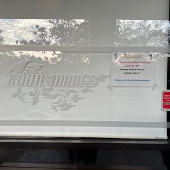 Koon Manee Thai and Sushi Restaurant - a bench in front of a window - Thai Near Me - Jupiter, Florida