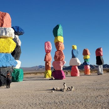 Seven Magic Mountains - 7 magic mountains - Public Art Near Me - Las Vegas, Nevada Seven Magic Mountains - 7 magic mountains - Public Art Near Me - Las Vegas, Nevada