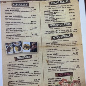 Roxys Restaurant - Sample menu - American Near Me - Ridgeland, South Carolina Roxys Restaurant - Sample menu - American Near Me - Ridgeland, South Carolina