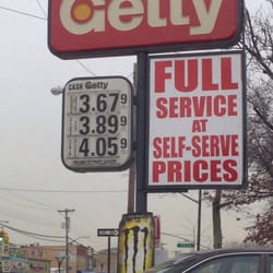 Getty Gas Station - Gas prices are up!!!