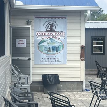 Indian Pass Raw Bar - Entrance - Seafood Near Me - Port St Joe, Florida Indian Pass Raw Bar - Entrance - Seafood Near Me - Port St Joe, Florida