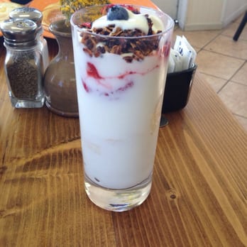 Sunrise Cafe - Banana & strawberry non-fat yogurt parfait. - Breakfast & Brunch Near Me - Ocean City, New Jersey Sunrise Cafe - Banana & strawberry non-fat yogurt parfait. - Breakfast & Brunch Near Me - Ocean City, New Jersey