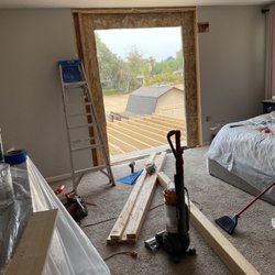 Mena Handyman Service - Removed window and installed French doors