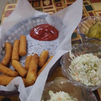 Bill's Fish House - fried fish sticks, coleslaw, coleslaw slaw and ketchup - Seafood Near Me - Waurika, Oklahoma Bill's Fish House - fried fish sticks, coleslaw, coleslaw slaw and ketchup - Seafood Near Me - Waurika, Oklahoma