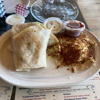 Harbor Lights Grille - Breakfast Burrito - Breakfast & Brunch Near Me - Carp Lake, Michigan Harbor Lights Grille - Breakfast Burrito - Breakfast & Brunch Near Me - Carp Lake, Michigan
