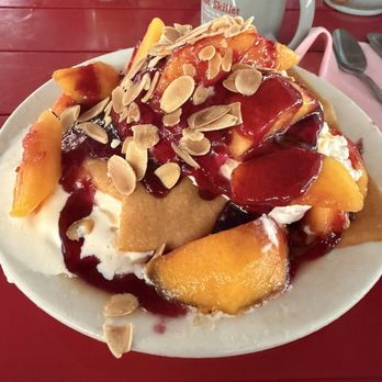 Bayside Skillet - Peach melba crepe - Breakfast & Brunch Near Me - Ocean City, Maryland