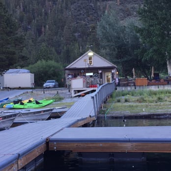 June Lake Marina - Bait store view from the boat - Marinas Near Me - June Lake, California