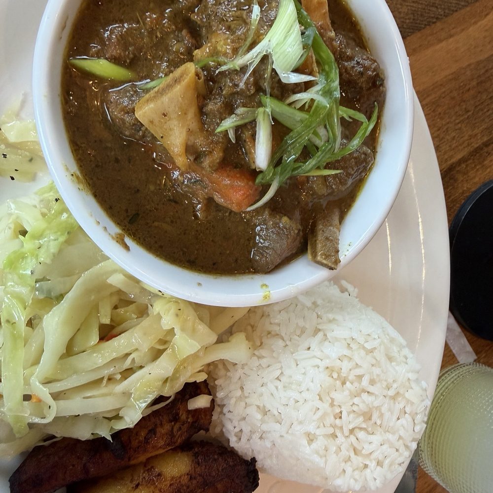 Negril ATL - Curry Goat with White Rice - Caribbean Near Me - Atlanta, Georgia Negril ATL - Curry Goat with White Rice - Caribbean Near Me - Atlanta, Georgia