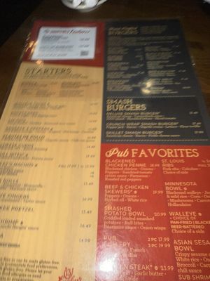 Menu photo 1 Lucky's 13 Pub Fargo, ND