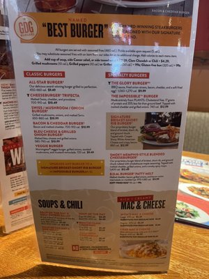 Menu photo 7 Glory Days Grill Centreville, VA