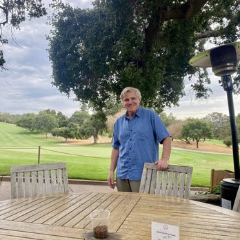 Birdie's at Stanford Golf - My husband Alan enjoying - New American Near Me - Stanford, California