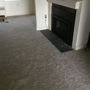 Champion Restoration Experts - New mantle and carpet mess after installation - Damage Restoration Near Me - Williamstown, New Jersey