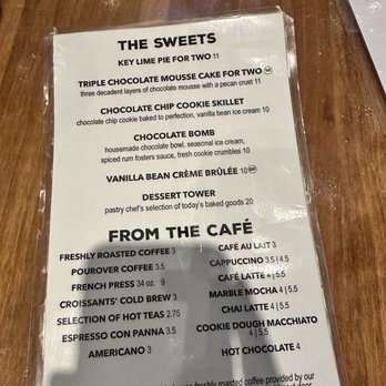 Hook & Barrel - Dessert menu - Seafood Near Me - Myrtle Beach, South Carolina Hook & Barrel - Dessert menu - Seafood Near Me - Myrtle Beach, South Carolina