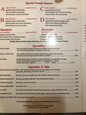 Menu photo 3 China Hut Grants Pass, OR