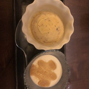 Yakitori Hachibei - Seasonal pumpkin chip ice cream and pudding ( tasted like kinako pudding) - Japanese Near Me - Honolulu, Hawaii Yakitori Hachibei - Seasonal pumpkin chip ice cream and pudding ( tasted like kinako pudding) - Japanese Near Me - Honolulu, Hawaii