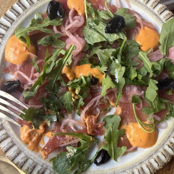 Little Sage - Tuna carpaccio - Italian Near Me - Boston, Massachusetts