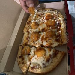 Pizza Hut - Flatbread with Flatbread with Boneless Chicken--New Crafted Flatzz Nashville Hot Chicken!!
