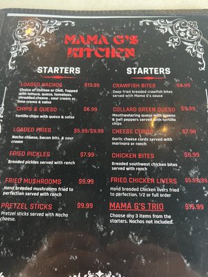 Menu photo 8 Mama G's Kitchen Springfield, MO