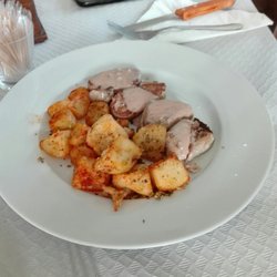 La Cochera - Solomillo al foie con patatas