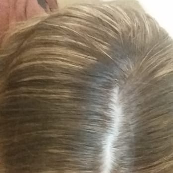 Vista Haircuts - 2 days after getting my hair colored and highlighted. Highlights are about 1" from my "roots". This is not the color nor style I showed her - Hair Salons Near Me - Oceanside, California Vista Haircuts - 2 days after getting my hair colored and highlighted. Highlights are about 1" from my "roots". This is not the color nor style I showed her - Hair Salons Near Me - Oceanside, California