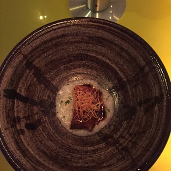 Morimoto - Ten hour pork belly on scallop congee - Japanese Near Me - Philadelphia, Pennsylvania