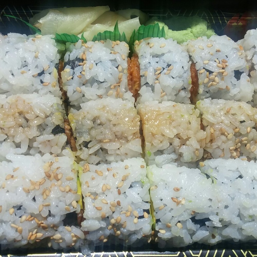 Junko Sushi - Eel avocado, spicy tuna and salmon avocado lunch special with a salad. $10.95 - Japanese Near Me - Astoria, New York Junko Sushi - Eel avocado, spicy tuna and salmon avocado lunch special with a salad. $10.95 - Japanese Near Me - Astoria, New York