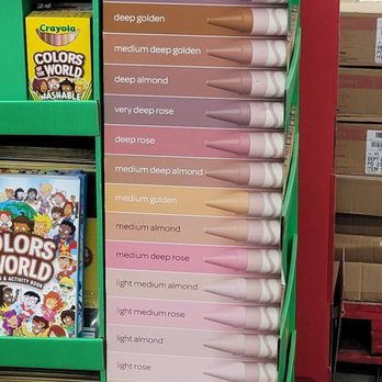 Walmart Supercenter - a display of crayons - Grocery Near Me - Mount Pleasant, South Carolina