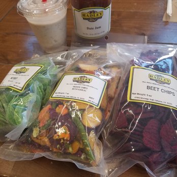 Hadley Fruit Orchards - Date shake, date jam,kiwi slices, beat chips and veggie chips with garlic. - Fruits & Veggies Near Me - Cabazon, California