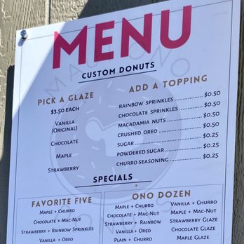Maui Ono Donuts - 09.10.22 donut menu - Donuts Near Me - Kihei, Hawaii Maui Ono Donuts - 09.10.22 donut menu - Donuts Near Me - Kihei, Hawaii