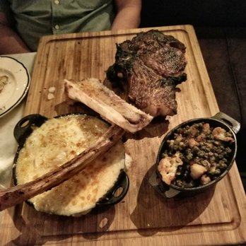 Meat & Potatoes - Ribeye for 2 with sides of au gratin potatoes and cauliflower - New American Near Me - Pittsburgh, Pennsylvania Meat & Potatoes - Ribeye for 2 with sides of au gratin potatoes and cauliflower - New American Near Me - Pittsburgh, Pennsylvania