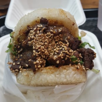 KoJa Kitchen - Spare rib koja - rice patty filled with Korean bbq spareribs - Japanese Near Me - Emeryville, California