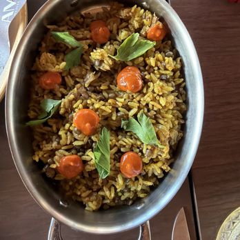 Amara - Mujadarra (rice and lentils) - Mediterranean Near Me - Columbus, Ohio Amara - Mujadarra (rice and lentils) - Mediterranean Near Me - Columbus, Ohio