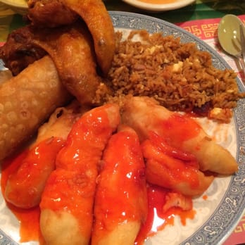 Peking Express - a plate of food on a table - Chinese Near Me - Enfield, Connecticut
